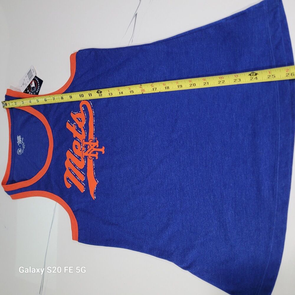 New With Tags New York Mets Tank Top Size Adult Small Royal Blue B16 - Picture 8 of 8